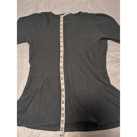 Vila Milano Womens Gray Wool Blend Ribbed Knit,Pullover Sz Small - Picture 7 of 11